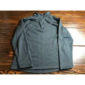 ASICS Shirt, Men's Size Medium, Gray, Quarter Zip, Activewear, Fleece